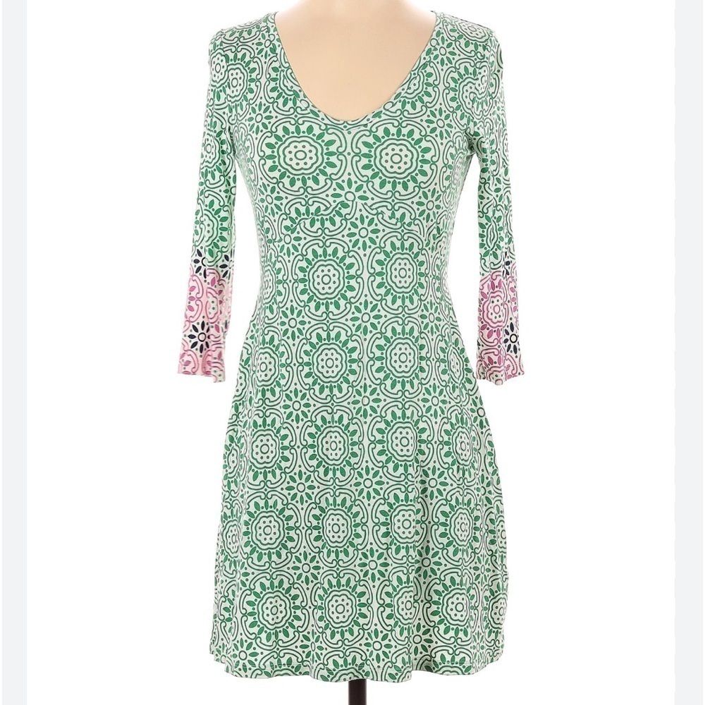 Boden Jersey Knit V Neck Dress Size 8